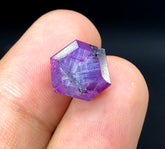 Rare Pink Kashmir Sapphire Trapiche Slice - 10.60 Carats, 12*11*06 mm